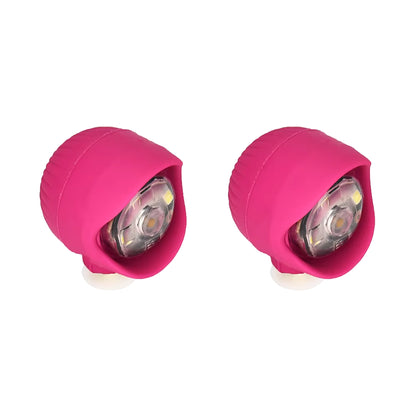 2Pcs PVC LED Shoe Lights Charms Accessories for Night Rides, Walks & Dog Walks,Shoes Charms, 3 Lighting Modes