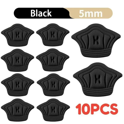 5Pairs Insoles for Shoes Patch Heel Pads for Sport Shoes Adjustable Size Feet Pad Insole Heel Protector Back Sticker Shoe Pad