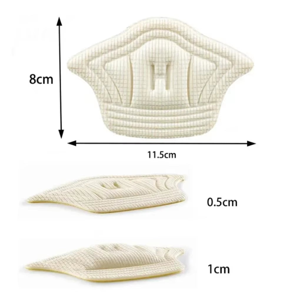 5Pairs Insoles for Shoes Patch Heel Pads for Sport Shoes Adjustable Size Feet Pad Insole Heel Protector Back Sticker Shoe Pad