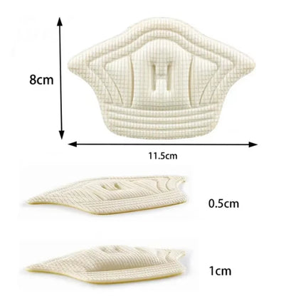 5Pairs Insoles for Shoes Patch Heel Pads for Sport Shoes Adjustable Size Feet Pad Insole Heel Protector Back Sticker Shoe Pad