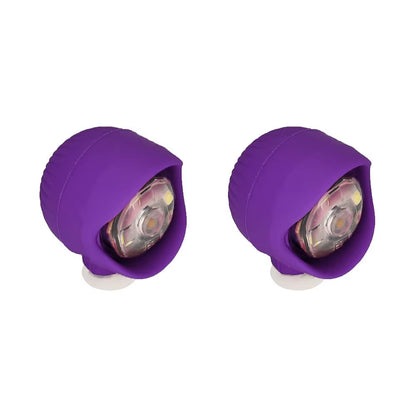 2Pcs PVC LED Shoe Lights Charms Accessories for Night Rides, Walks & Dog Walks,Shoes Charms, 3 Lighting Modes